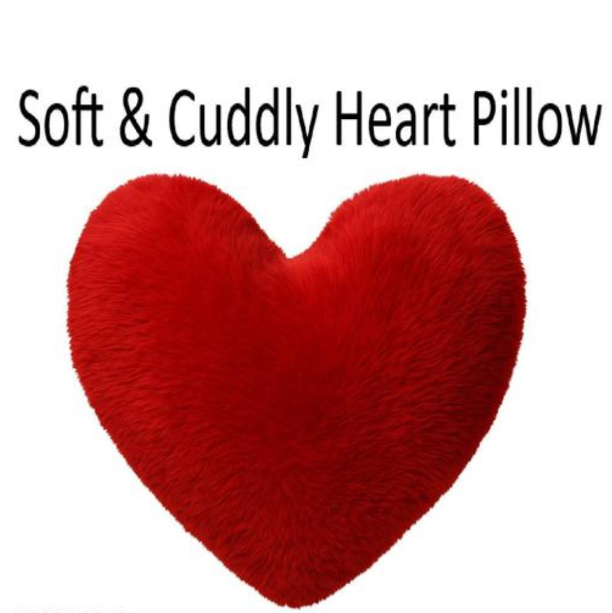 Soft & Cuddly heart pillow