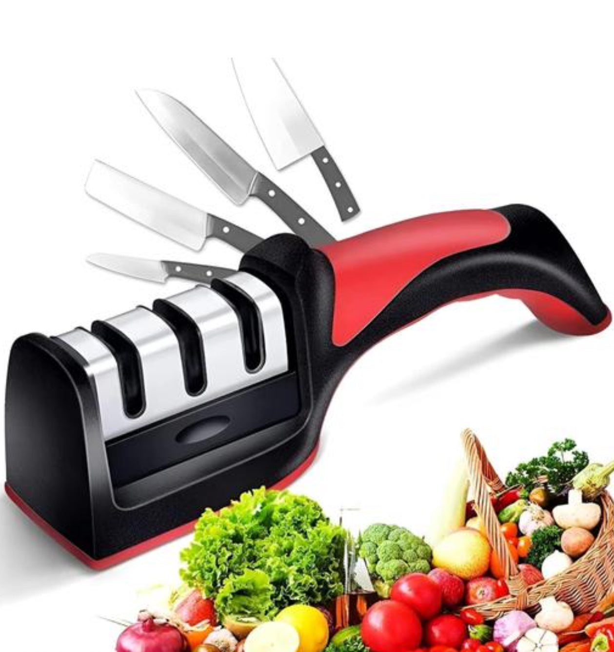 3- Stage Manual Knife Sharpner